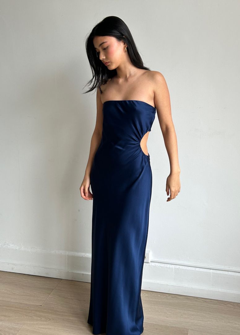 nevaeh satin dress Nevaeh Sheath Spaghetti Strap Satin Fitted Homecoming Dress Newinlook